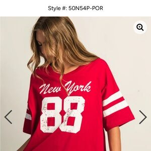 BNWT by Harlow Amazing Vibrant Red Women’s Jersey